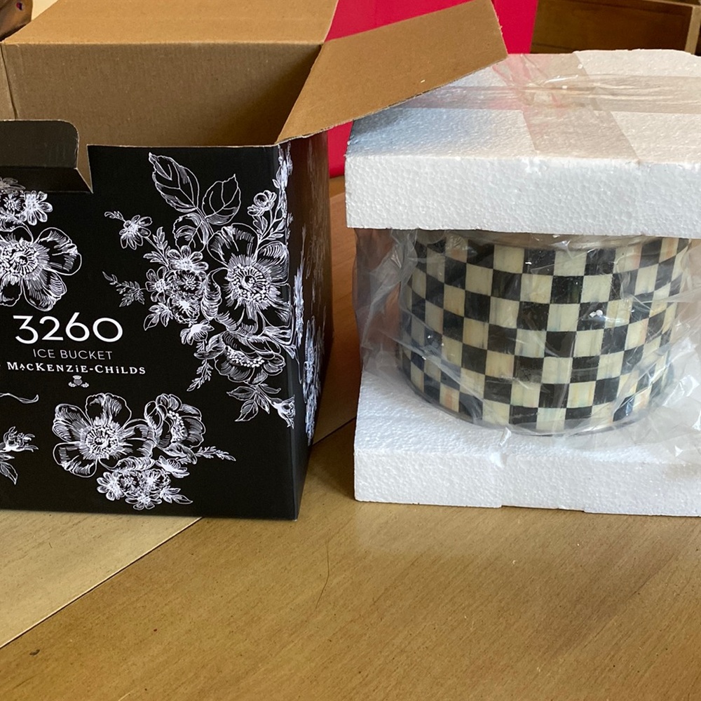 MacKenzie Childs 3260 Ice Bucket BNIB